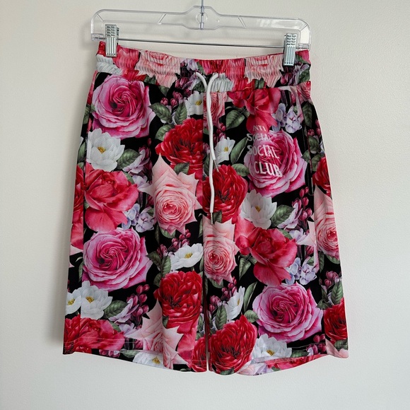 Anti Social Social Club Floral Shorts Size Medium - Picture 2 of 7